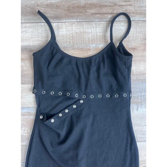 Meshki Alina Popper Rib Knit Bodycon Dress Size S - Picture 3 of 7